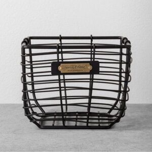Hearth & Hand Magnolia Black Wire Storage Basket Bathroom Organization